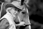 Photos of world-renowned equine expert Linda Tellington-Jones by Luka Dakskobler.