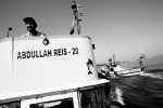 Adem's boat is one of a relatively small number of small boats that stay on the Marmara sea, after the fish move to a colder climate up the Mediterranean and the big boats follow them.