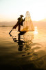 Morning Fisherman Inle Lake, Myanmar