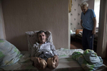 Ivan Ivanovich, age 65, is a double amputee but has no memory of how he lost his legs, he was brought to the Druzhkovka nursing home by healthcare workers. Ivan stated  {quote} No legs, No memory - I am not doing well.{quote}He was abandoned by his family, his daughter lives in Russia. He used to work as a coal miner. The nursing home facility takes care of many elderly who are left behind, and poverty stricken due to the war. 