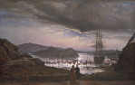 Johan Christian Dahl (Norwegian, 1788 - 1857 ), View from Vaekero near Christiania, 1827, oil on canvas, Patrons' Permanent Fund