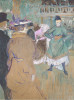Henri de Toulouse-Lautrec (French, 1864 - 1901 ), Quadrille at the Moulin Rouge, 1892, oil on cardboard, Chester Dale Collection