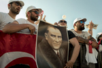 Turkey, July 9, 2017 - Kemalist supporters attend the 'Justice Rally' hold by CHP leader Kılıçdaroğlu to challenge the Turkish President Erdoğan.