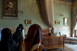 Turkey, 2017 - Women wearing niqab and hijab visit the death room of Atatürk. 