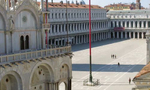 Piazza San Marco, Venice, Italy. April 12, 2020, 8:36:05 AM PST