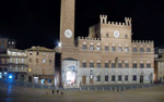 Piazza del Campo, Siena, Italy. May 5, 2020. 1:01:35 PM PST