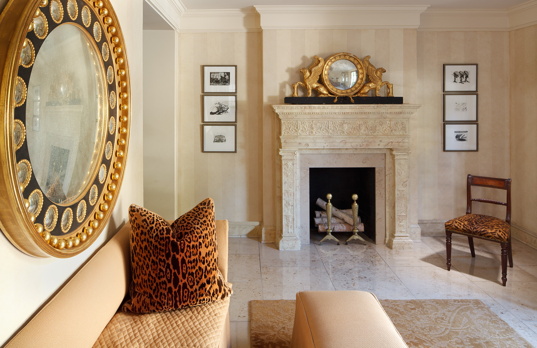 Embassy Row ResidenceWashington, DCInterior Design by Mary Douglas DrysdaleLUXE Interiors + Design