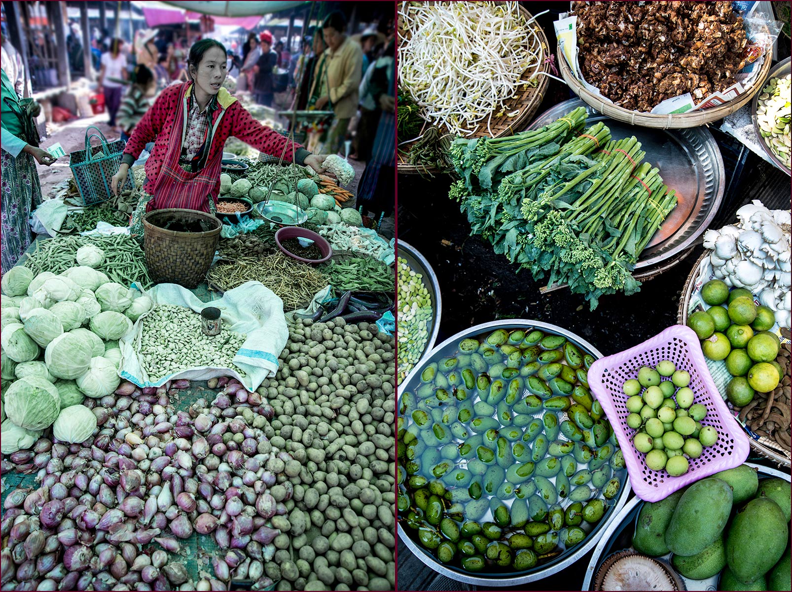 Myanmar: Veggetable Market