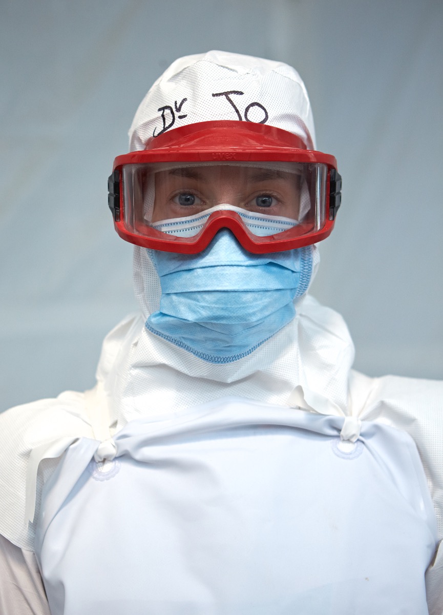 Dr Jo - An infectious disease specialist from the UK NHS.  Sierra Leone