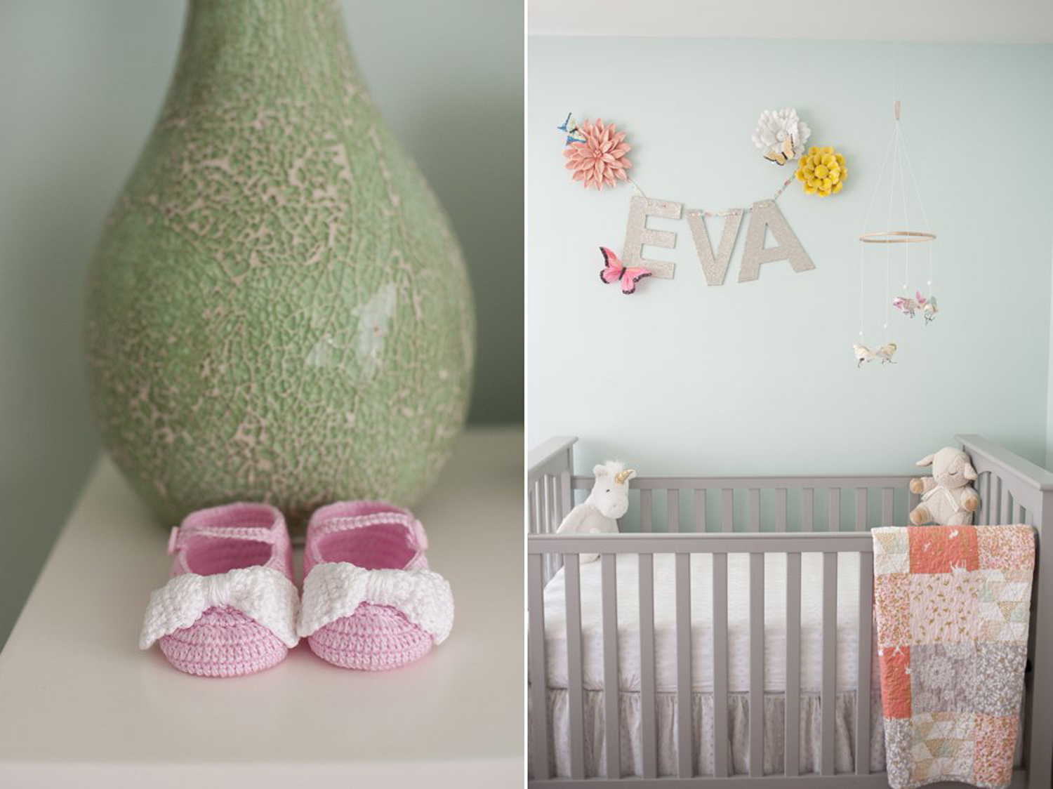 newborn baby details in nursery, newborn photographer