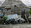 Hut with Junk Ambergris Caye Belize