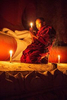 Buddha with Monk Praying