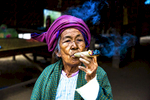 Old Woman Smoking