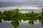 Reflection on Pond Near Suzdal