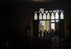 Groom waits in Redemptorist Church