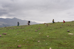 Kurdish women traveling across the Qandil mountains.