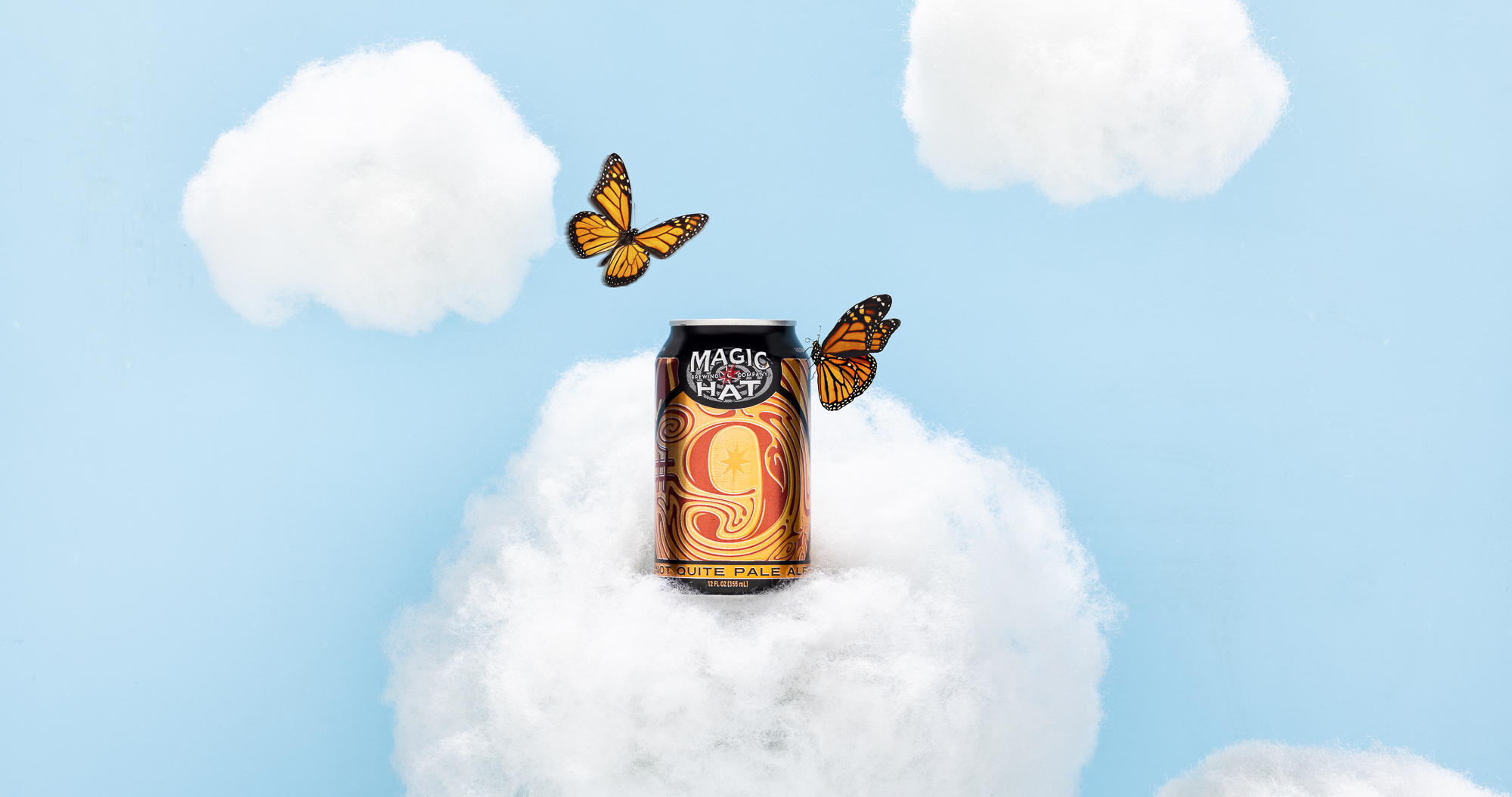 Beverage product photography for Magic Hat Brewing Company in Burlington, Vermont.