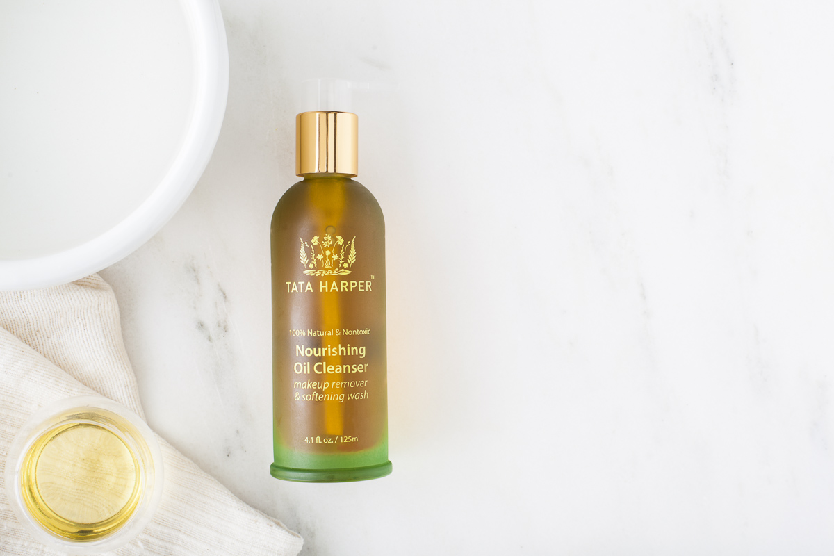 Skincare and cosmedic product photography. Nourishing Oil Cleanser by TaTa Harper, photo by Jam Creative.