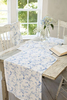 Winter and summer linens by April Cornell - tablecloths, napkins, pillows and more photographed by JAM Creative commercial photographers in Vermont.