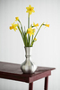 Pewter vase with flowers by Danforth Pewter photographed by JAM Creative