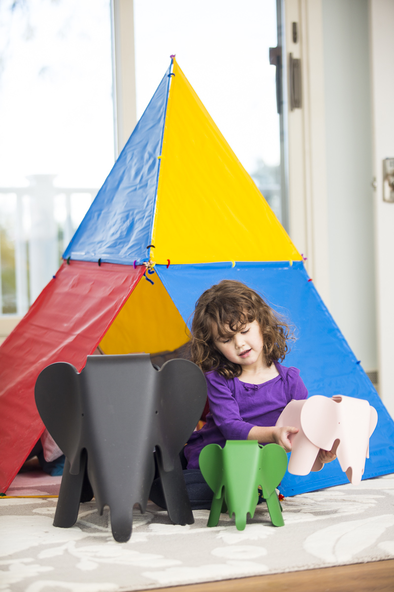 Lifestyle and product photography of Eames Toys and children playing for Eames by commercial photographers JAM Creative