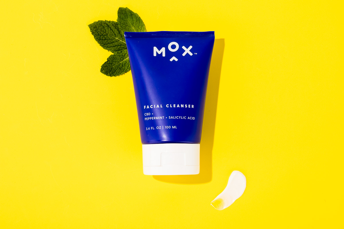 Skin care photography for Mox Mind + Body Skincare, by product photographers at JAM Creative
