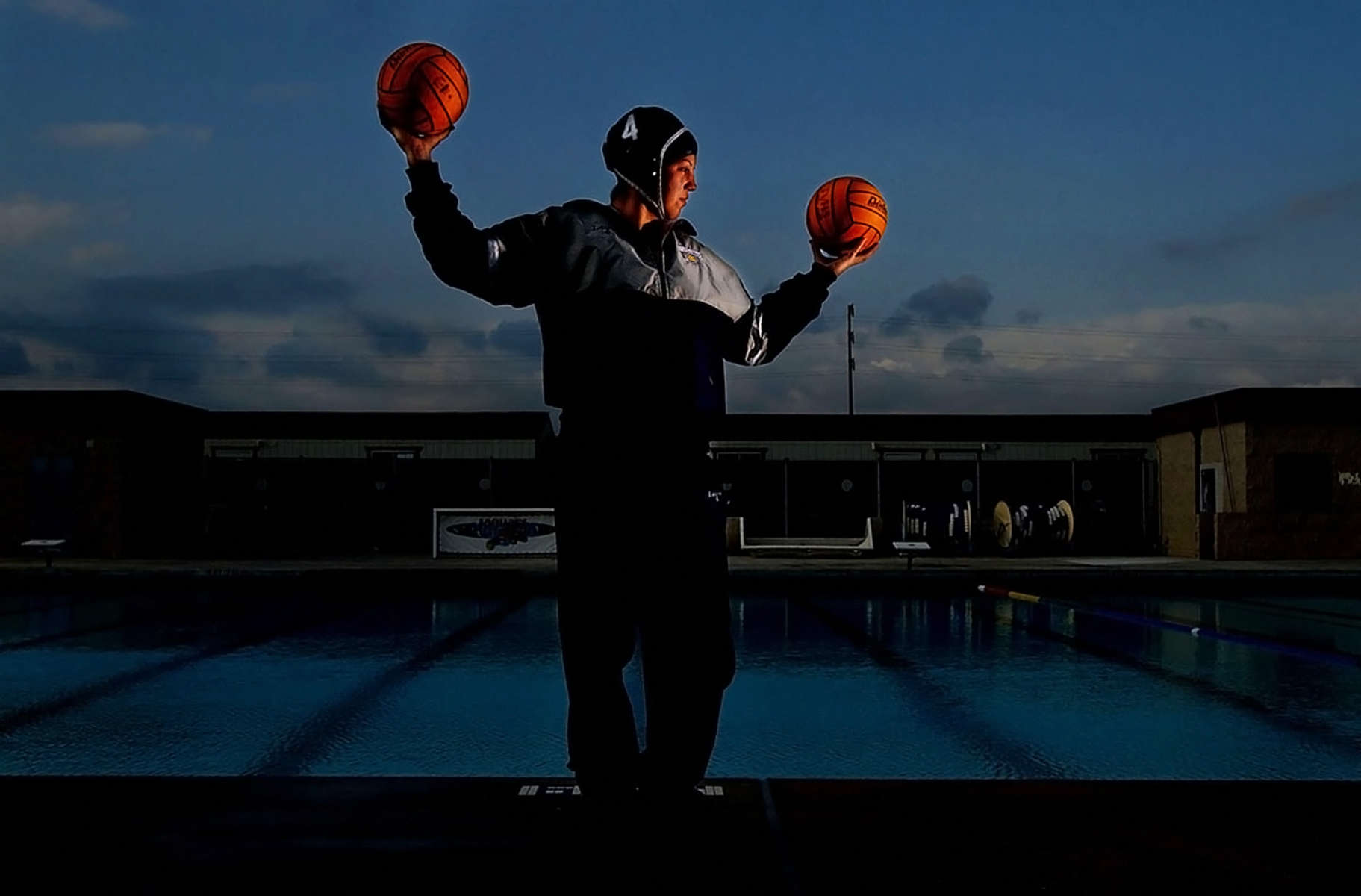 Jurupa Valley, Calif., girls water polo player Laura Uribe has led her team to two division high school playoff births. (The Press-Enterprise/ Mark Zaleski)