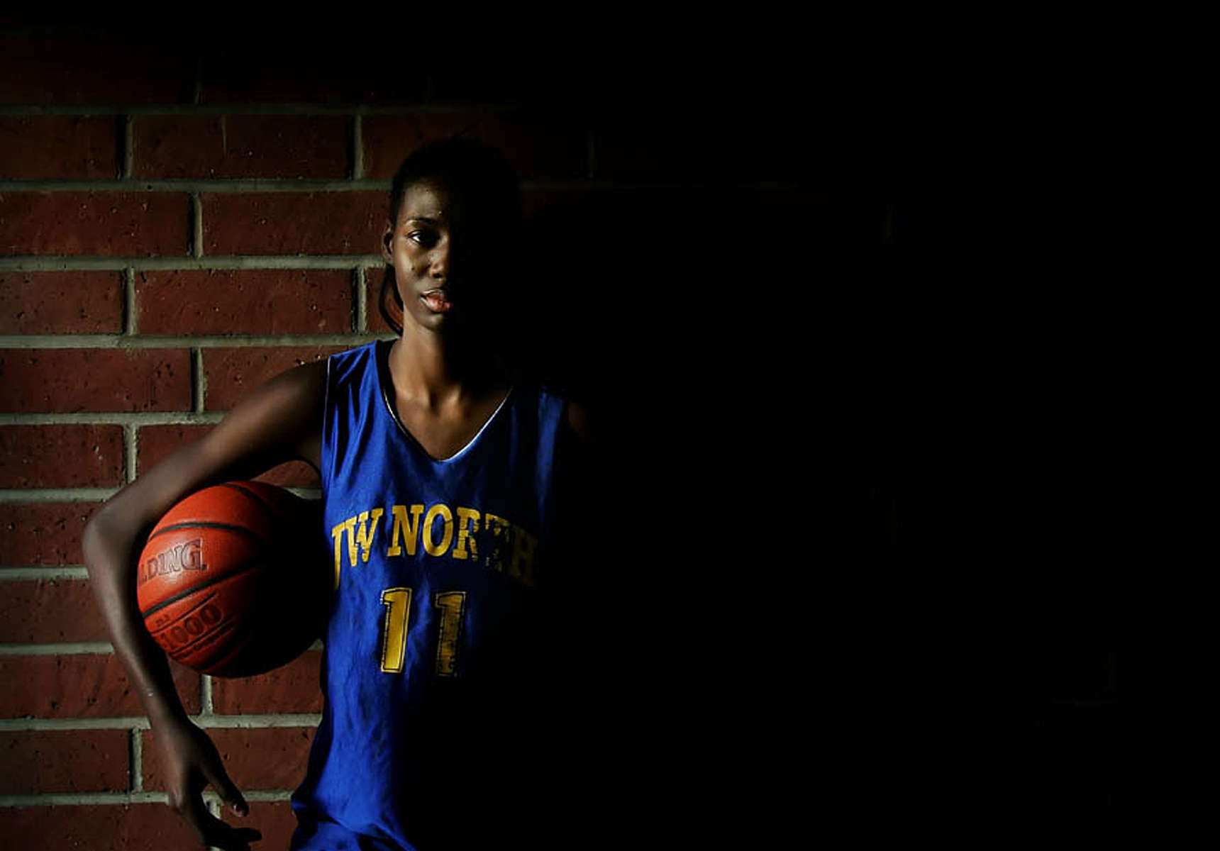 North High School girls basketball player Shavon Moore of Riverside, Calif., earned a college scholarship to Cal Baptist Univeristy. (The Press-Enterprise/ Mark Zaleski)