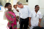 The trip of President and Mrs. Bush to Dar es Salaam, Tanzania on December 1, 2011.