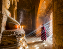 Sunlbeams in Bagan temple