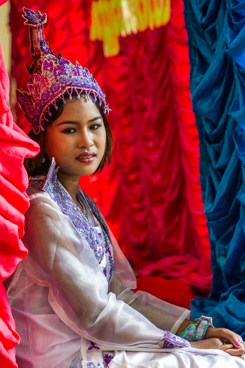 Local beauty in traditional costume