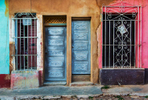 Colorful homes and doors
