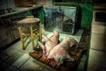Pork is a rarity in Cuba