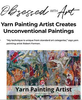 Yarn Painting Artist Creates Unconventional Paintings