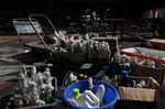 Hundreds of unused Molotov cocktails sit abandoned inside of Hong Kong Polytechnic University (PolyU) as the campus continues to be closed by police in Hong Kong, China, November 27, 2019. 