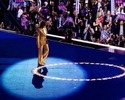 Kamala Harris speaks during the first day of the the Democratic National Convention (DNC) at the United Center in Chicago, Illinois, US, on Monday, August 19, 2024. The 2024 Democratic National Convention, held from 19 to 22 August 2024, is when delegates of the United States Democratic Party will select the party's nominees for president and vice president in the 2024 United States presidential election.  MAXPPP/AUDE GUERRUCCI