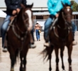 Candidates get ready to participate in the second day of the Bighorn rodeo, in Las Vegas on September 19, 2021.Bighorn rodeo is organized by the Nevada Gay Rodeo Association, an all-volunteer,  organization dedicated to preserving the western lifestyle and producing gay rodeos with a commitment to raise funds for charitable organizations. Over the years, NGRA has raised many thousands of dollars for local charities.