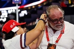 Delegates put bandage on their right ear as a support for former President Trump during the third day of the Republican National Convention (RNC) at the Fiserv Forum in Milwaukee, Wisconsin, US, on Wednesday, July 16, 2024. The 2024 Republican National Convention, held from 15 to 18 July 2024, is when delegates of the United States Republican Party will select the party's nominees for president and vice president in the 2024 United States presidential election.  MAXPPP/AUDE GUERRUCCI