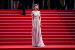 Stella Maxwell arrives for the screening of the film “France” in competition at the 74th annual Cannes Film Festival in Cannes, France on July 15, 2021. 