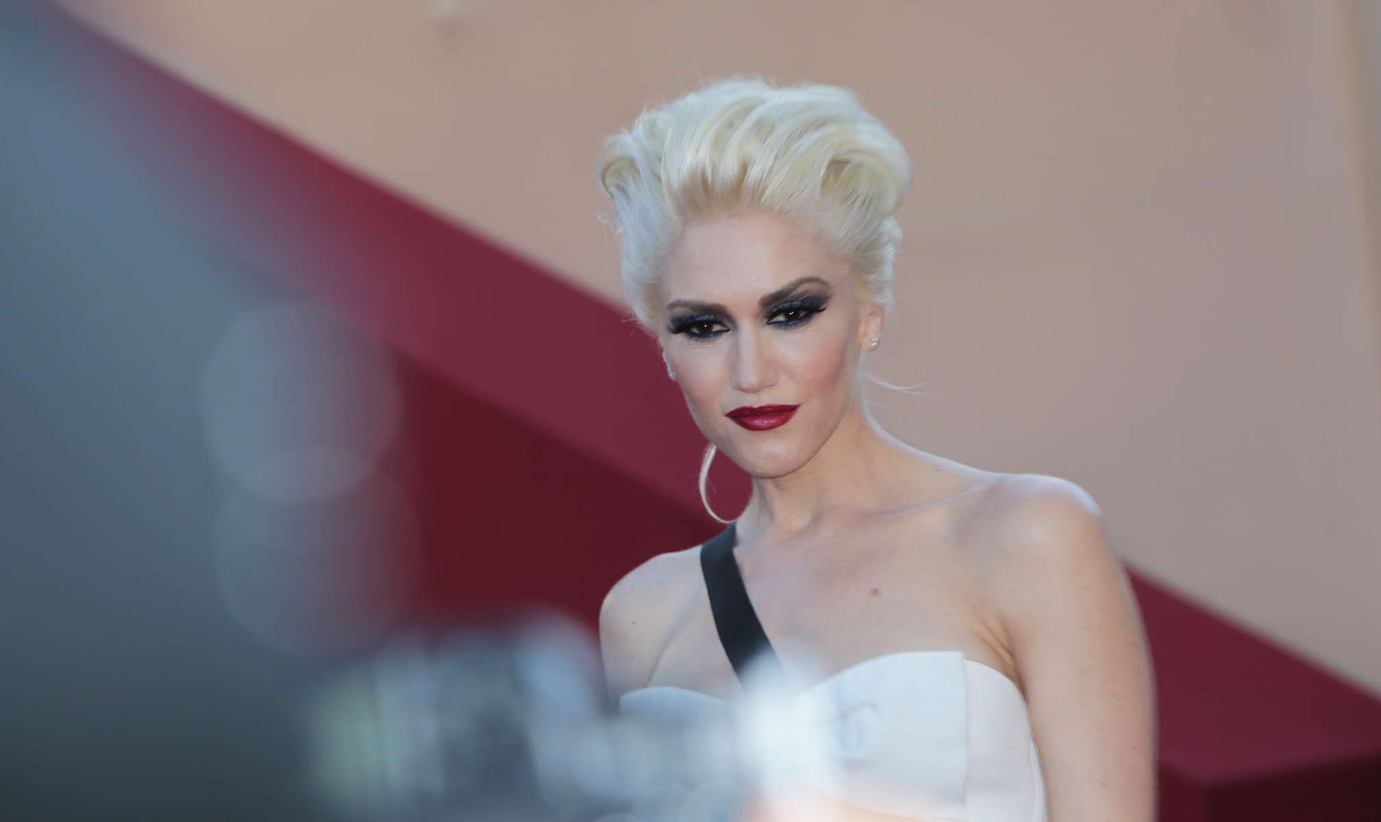 Singer Gwen Stefani arrives at the screening of 'This Must Be The Place' at the Palais des Festivals during the Cannes Film Festival in Cannes, France. 