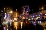 An almost empty Hollywood boulevard, during the Stay At Home Order to slow the spread of COVID-19, on March 22, 2020, in Los Angeles, California. 