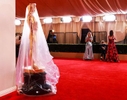 A wrapped Oscar statue as preparations continue for the 96th Academy Awards in Los Angeles, California U.S., March 9, 