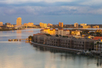 Clearwater Beach, Florida at dusk.