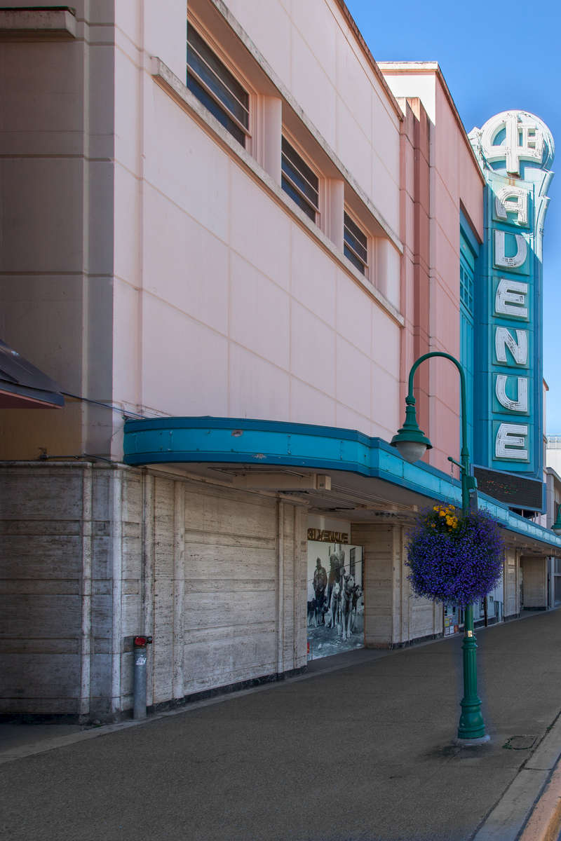 The 4th Avenue Theater. Anchorage, Alaska, is listed on The National Register of Historic Places.   The theater was designed by B. Marcus Priteca, a leading designer of themed cinemas in America, in association with Seattle architect A.A. Porreca for Cap Lathrop, a prominent Alaska businessman. The theater's lobby featured a gold leaf mural of Mount McKinley,   