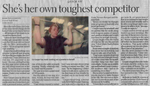Edmonton Journal article about Fit 'N' Well Personal Trainer and Client.