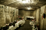 Advent wreaths are on display in the underground tunnels in Kranj, Slovenia.