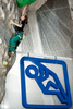 Mina Markovic of Slovenia competes during the IFSC climbing world cup finals in Kranj, Slovenia, on Nov 18, 2012.