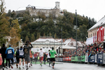 Athletes compete in the 17th International Ljubljana Marathon on Oct 28, 2012 in Ljubljana, Slovenia.