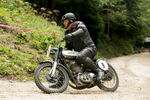 Matjaz Lesjak (SLO) on a 1941 Matchless motorcycle competes in the 19th Hrast Memorial, the international oldtimers\' mountain race in Ljubelj, Slovenia, Sep. 13, 2015.