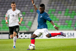 Louis Nganioni of France during the UEFA U-17 European Championship final tournament group match between Germany and France at the SRC Stozice Stadium in Ljubljana, Slovenia, May 10, 2012.